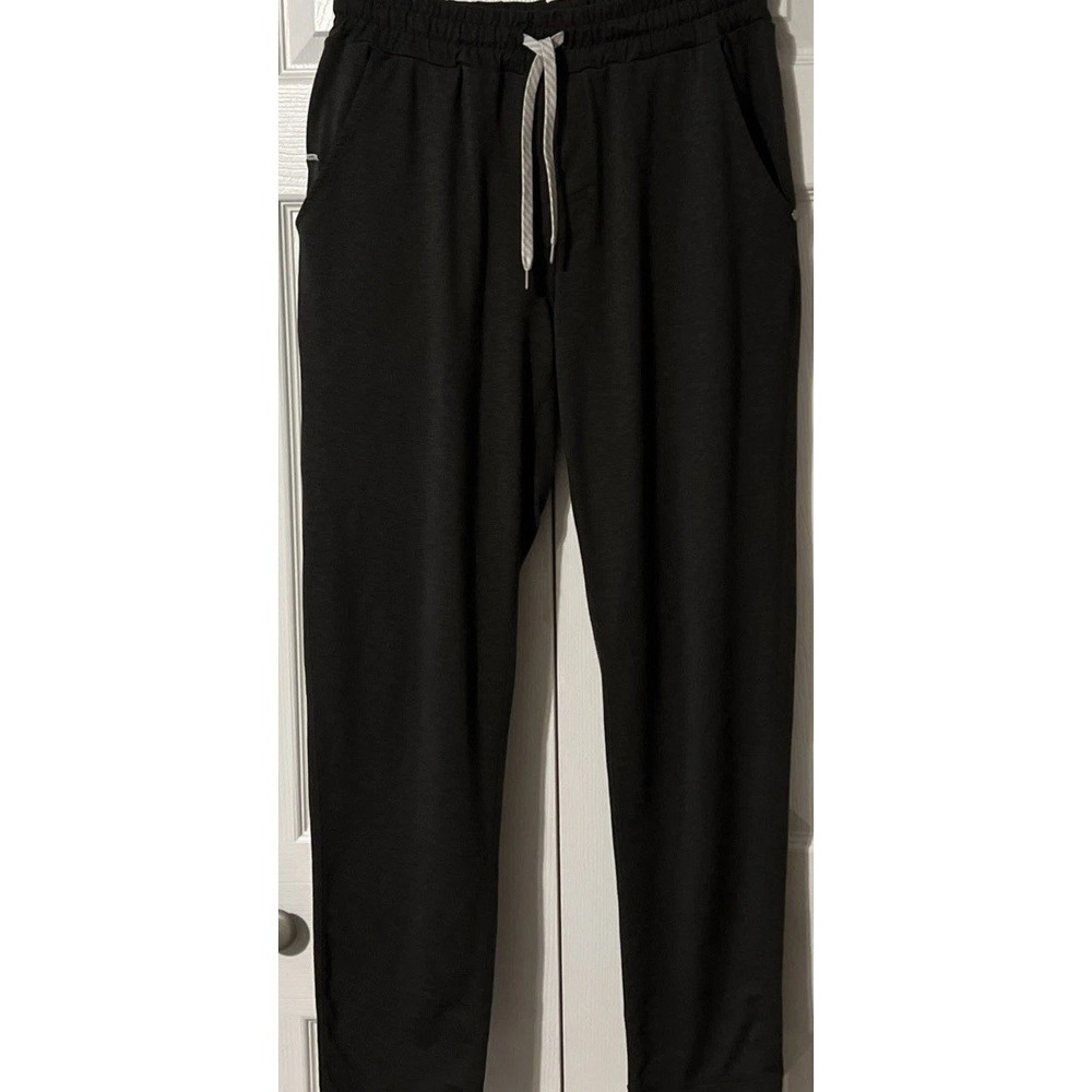 Vuori Men's Ponto Performance Pant 30" Size Medium (28x30) Heathered Olive - Picture 9 of 10